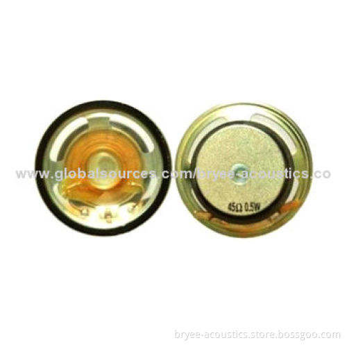 Raw Speaker, Water-resistant, Measures 45.0 x 16.0mm, Middle Range for Outdoor Telecom Devices